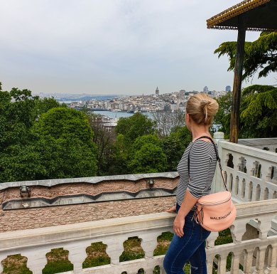 Topkapi: Palatul Sultanilor, Istanbul: Vedere din gradina