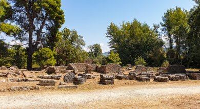 Vizită la Olympia antică: la pas