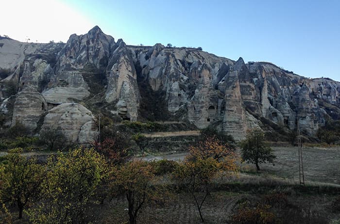 La pas prin Goreme Capadoccia