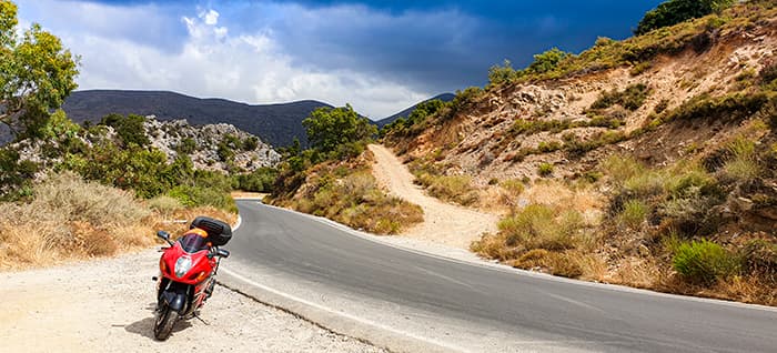 Plimbare cu motocicleta pe Platoul Lasithi