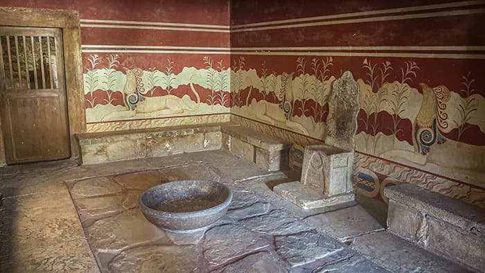 Vizită la Knossos Creta