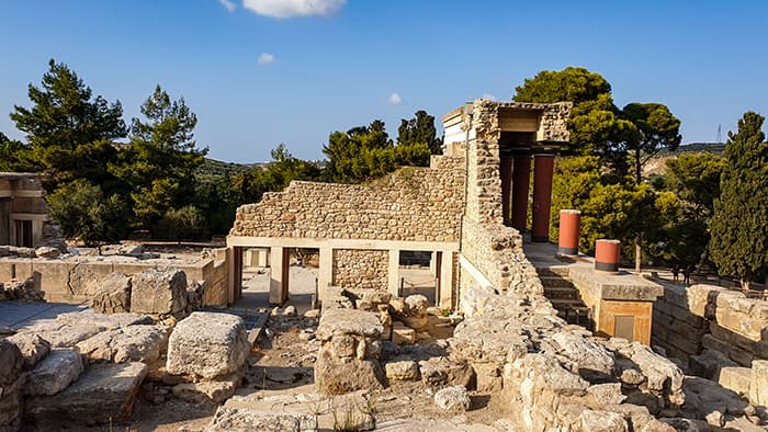 Vizită la Knossos Creta