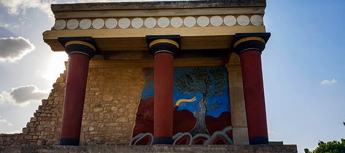 Vizită la Knossos Creta