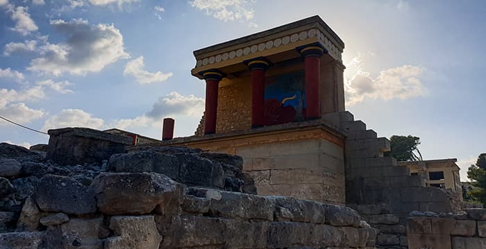 Vizită la Knossos Creta