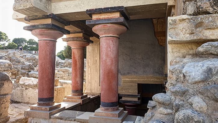 Vizită la Knossos Creta