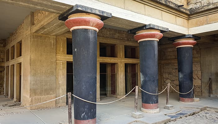 Vizită la Knossos Creta