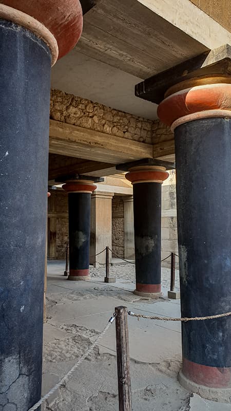 Vizită la Knossos Creta