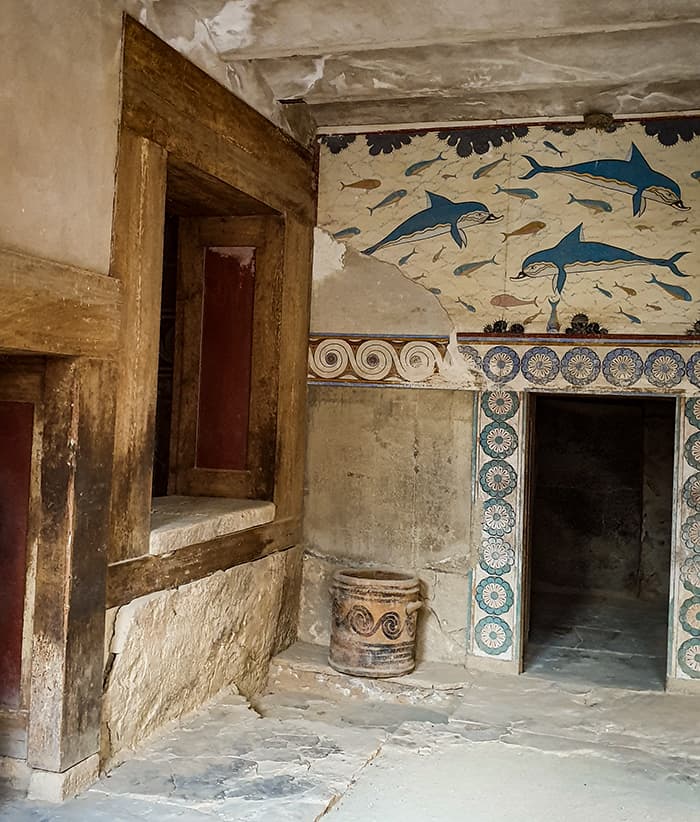 Vizită la Knossos Creta