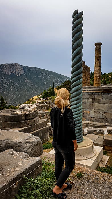 Coloana Serpuita din Delphi Grecia