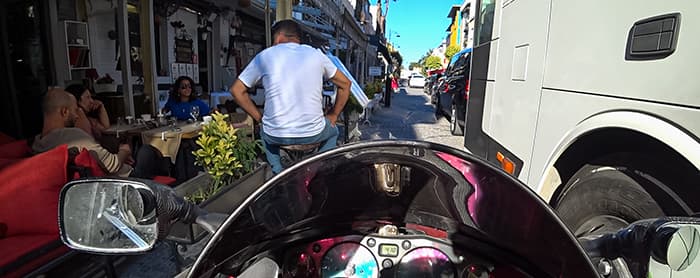 Cu motocicleta prin Istanbul