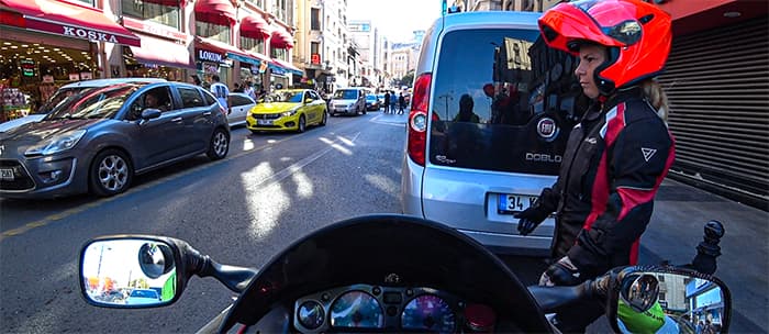 Cu motocicleta prin Istanbul