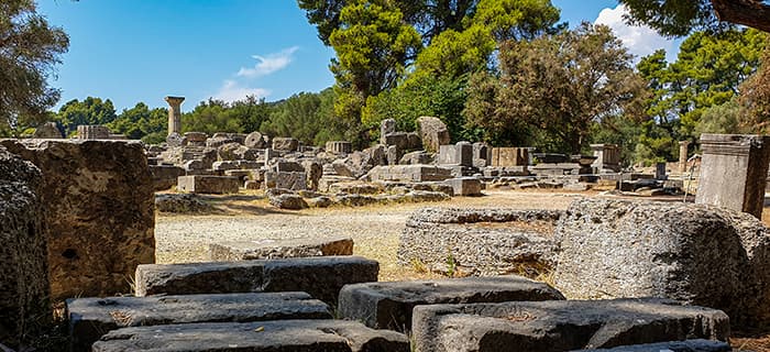 Vizită la Olympia antică