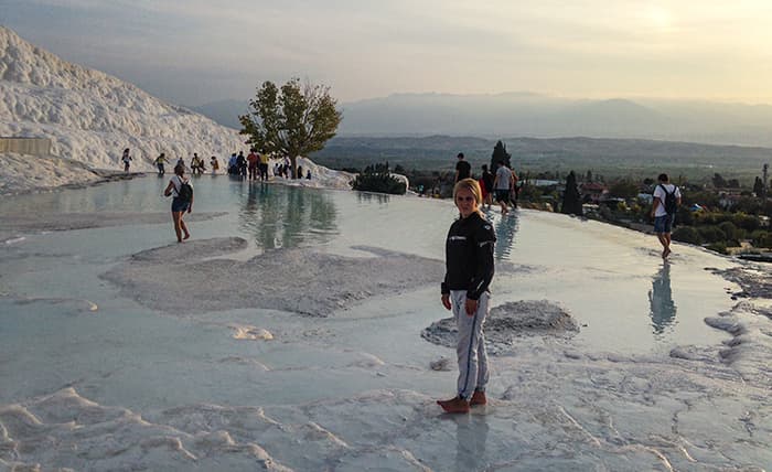 O seara la Pamukkale