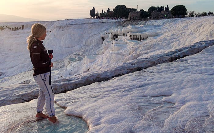 O seara la Pamukkale