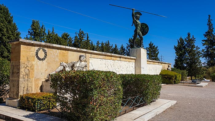 statuia lui Leonidas la Termopile