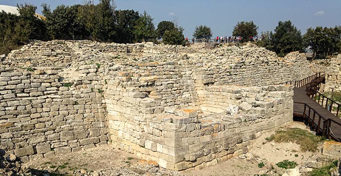 Troia: Cetatea antică începutul traseului
