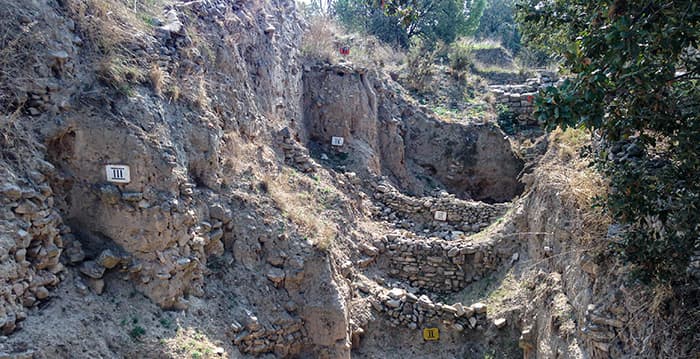 Troia: Cetatea antică niveluri