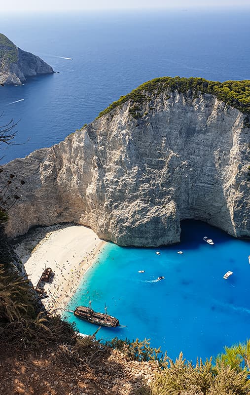 Plimbare la Navagio Shipwreck beach