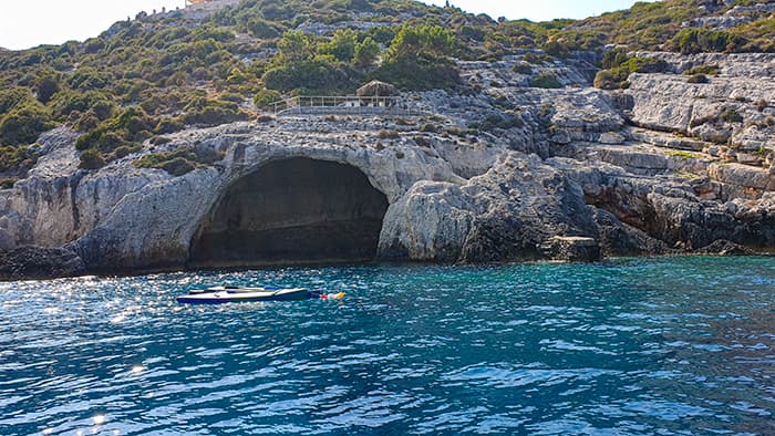 Vizită la Blue Caves in Zakynthos