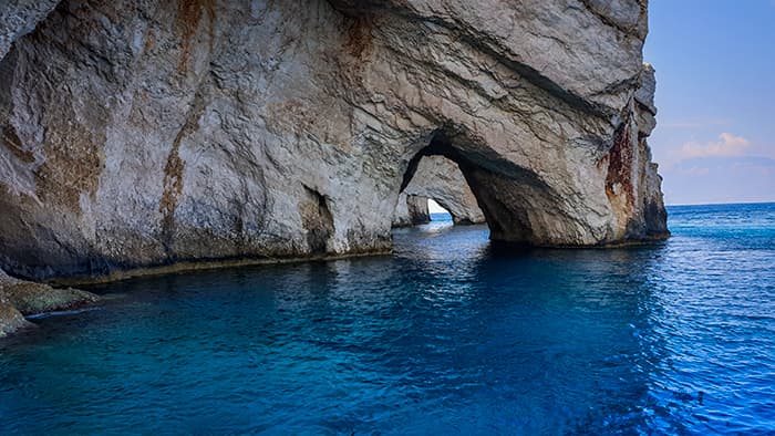 Vizită la Blue Caves in Zakynthos