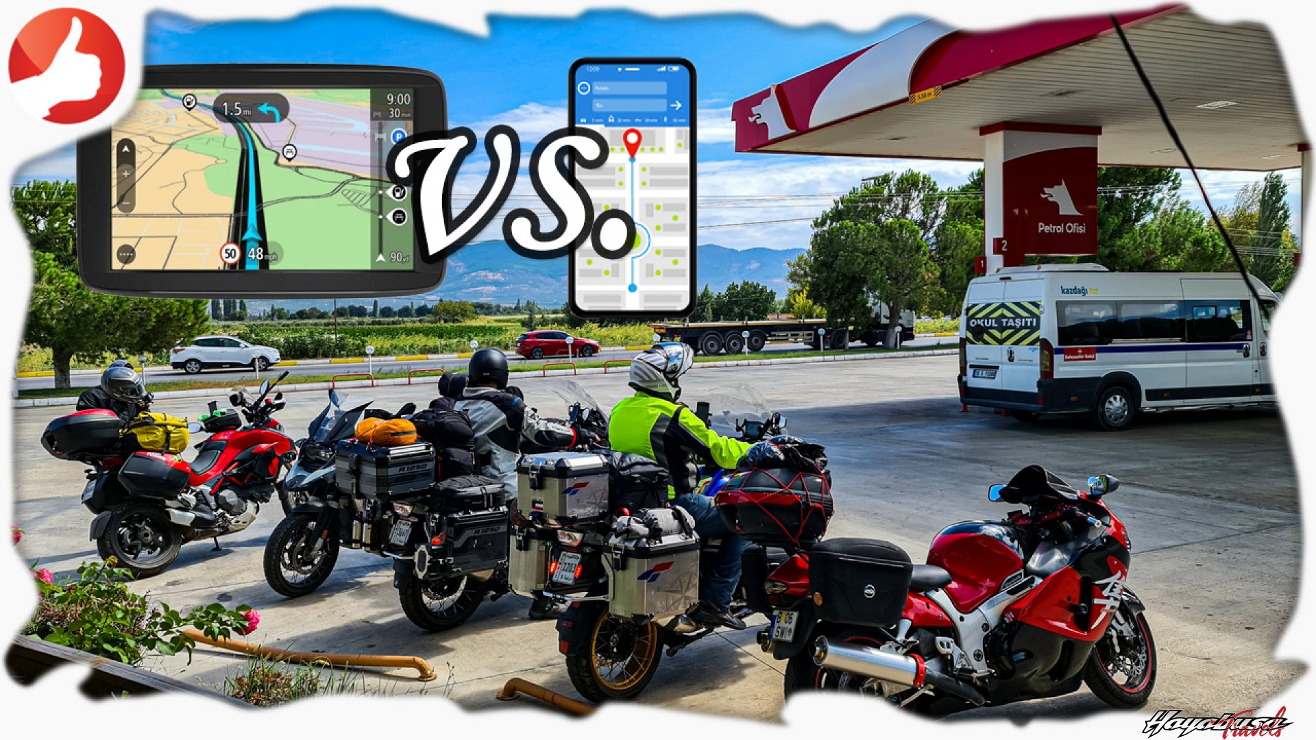 Călătorii moto: GPS vs. Telefon