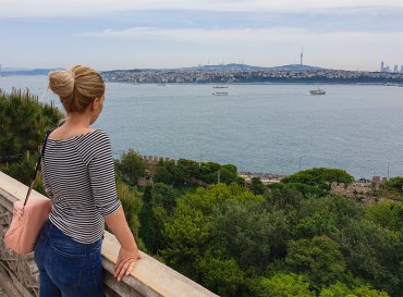 Istanbul de primăvară: Podul Galata, seara